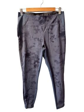 Mountain Hardwear Black Tie-Dye High-Rise Leggings